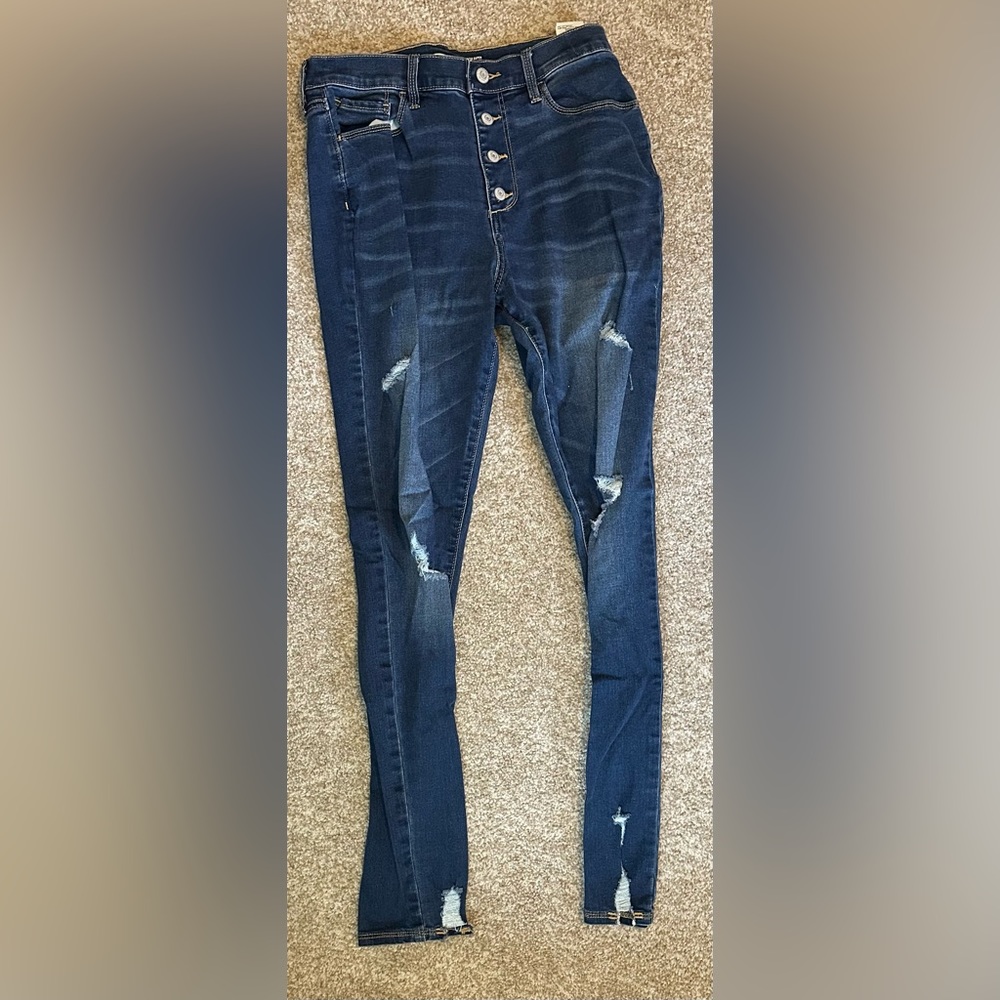 Old Navy High-Waisted Built-In Tough Rockstar Super Skinny Jeggings for Girls